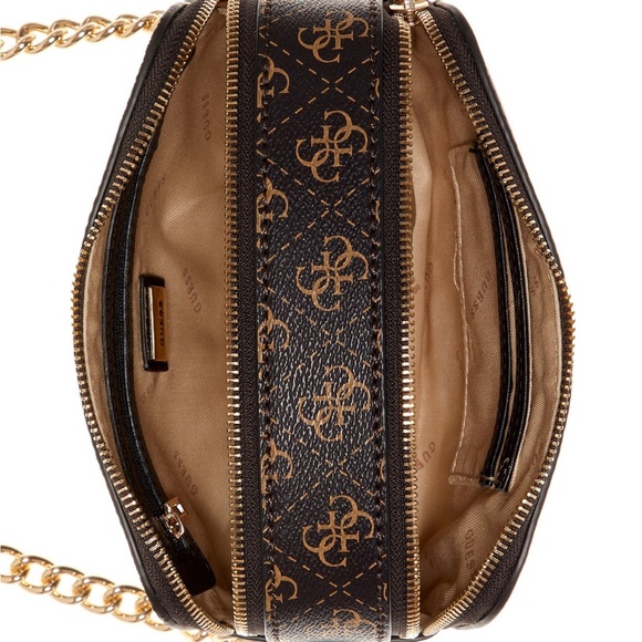 New GUESS Brown Multi Crossbody Purse - Picture 3 of 7